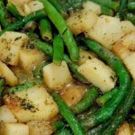 Fresh Snapped Green Beans and Potatoes